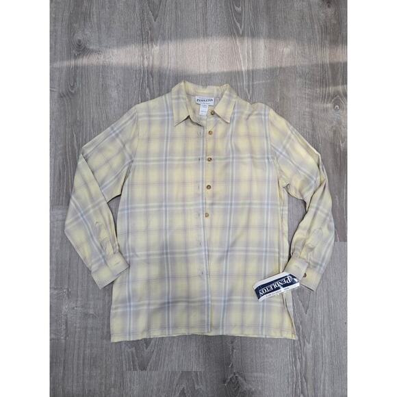 Nwt Pendleton Plaid Rayon Buttoned Long Sleeve Shirt size S - Picture 7 of 7